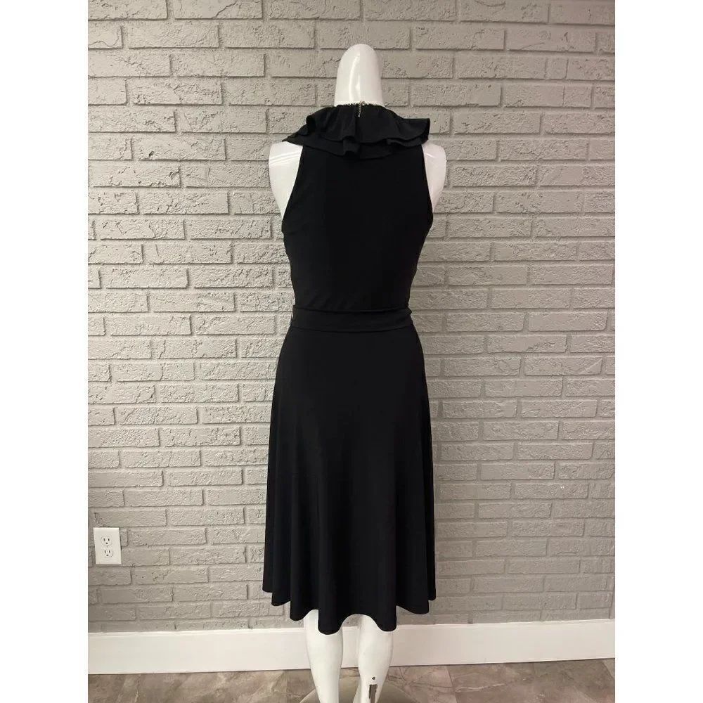 American Living Ruffle Neckline Dress Size 4 - Picture 2 of 9